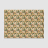 Antikes Blumenmuster Seidenpapier (Vorderseite)