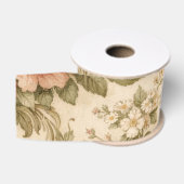 Antikes Blumenmuster Tapete  Ripsband (Spule)