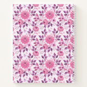 Antikes Blumennotizbuch Notizblock (Rückseite)