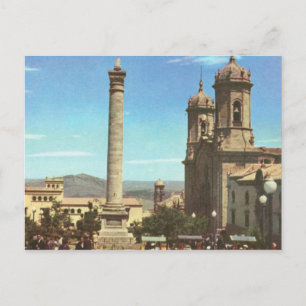 Antikes Bolivien, Polosi, Kathedrale Säule Postkarte
