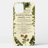 Antikes Botanik-Buchzeichen Case-Mate iPhone Hülle (Rückseite)