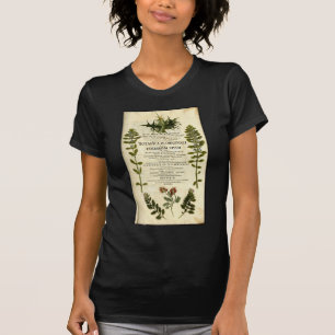 Antikes Botanik-Exlibris T-Shirt