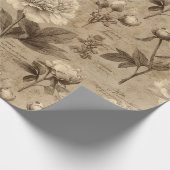 Antikes botanisches Blumenmuster (2) Geschenkpapier (Ecke)