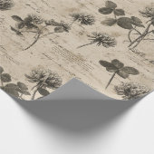 Antikes botanisches Blumenmuster (3) Geschenkpapier (Ecke)