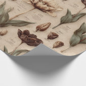 Antikes botanisches Blumenmuster (6) Geschenkpapier (Ecke)