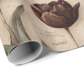 Antikes botanisches Blumenmuster (6) Geschenkpapier (Rolleneckpunkt)