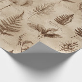 Antikes botanisches Blumenmuster (7) Geschenkpapier (Ecke)