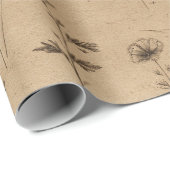 Antikes botanisches Blumenmuster (9) Geschenkpapier (Rolleneckpunkt)