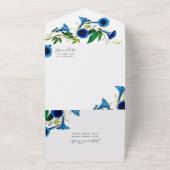 Antikes botanisches Flair All In One Einladung (Außenbereich)