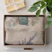 Antikes botanisches Lavendel Seidenpapier (Geschenk)