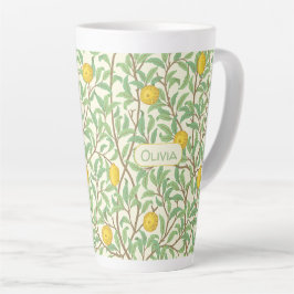 Antikes Botanisches Zitronenbaum-Muster Milchtasse
