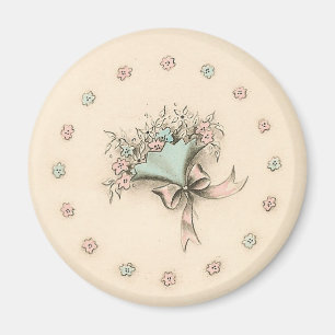 Antikes Bouquet Magnet