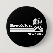 Antikes Brooklyn New York Button (Vorderseite)