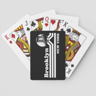 Antikes Brooklyn New York Spielkarten