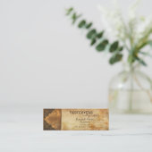 Antikes Buch II Mini Visitenkarte (Stehend Vorderseite)