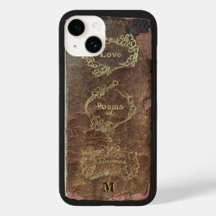 Antikes Buch Liebe Gedichte Classic Monogram Case-Mate iPhone 14 Hülle