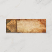 Antikes Buch Mini Visitenkarte (Rückseite)