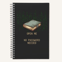 Antikes Buch mit binärem Code-Angebot für Tech Gee