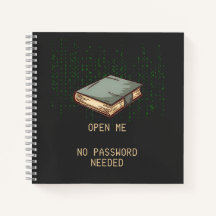 Antikes Buch mit binärem Code-Angebot für Tech Gee