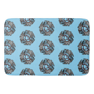 Antikes Buchzeichen Drei Hawks William de Morgan Badematte