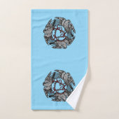 Antikes Buchzeichen Drei Hawks William de Morgan Badhandtuch Set (Handtuch)