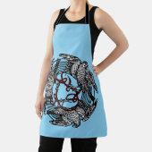 Antikes Buchzeichen Drei Hawks William de Morgan Schürze (InSitu)