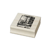 Antikes Buchzeichen Etching Henri Bacher Ex Libris Gummistempel (Stempel)