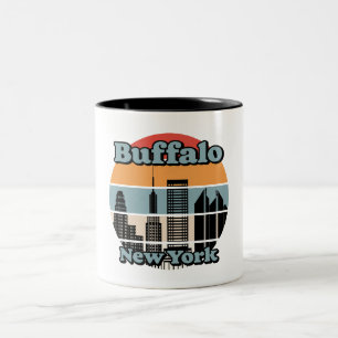 Antikes Buffalo New York Zweifarbige Tasse