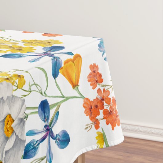Antikes bunte Blumenmuster Tischdecke (Beispiel)