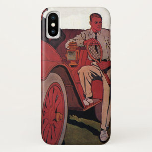 Antikes Cabrio im Stil der Männer von einst iPhone X Hülle