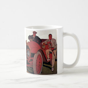 Antikes Cabrio im Stil der Männer von Vintage Tran Kaffeetasse