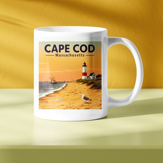 Antikes Cape Cod Massachusetts Kaffeetasse