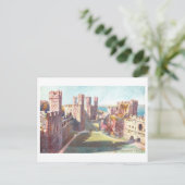 Antikes Carnarvon Castle Postkarte (Stehend Vorderseite)