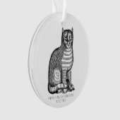 Antikes Cat Ornament (Vorderseite)