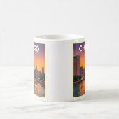 Antikes Chicago Illinois Kaffeetasse (Mittel)