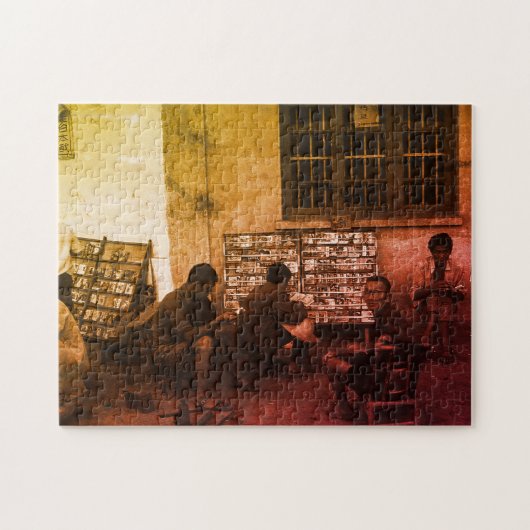Antikes China Changsha Buchverleih Puzzle (Horizontal)