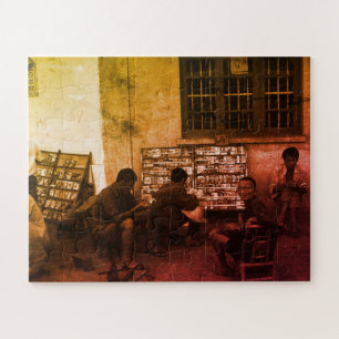Antikes China Changsha Buchverleih Puzzle