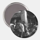Antikes China Changsha-Markt Magnet (Vorderseite/Rückseite)