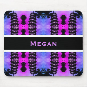 Antikes China Kanton die Blumenpagode Mousepad