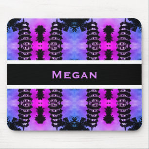 Antikes China Kanton die blumige Pagode Mousepad