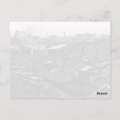 Antikes China Kanton Stadt Postkarte (Rückseite)