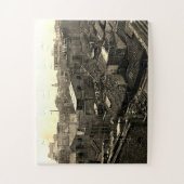 Antikes China Kanton Stadt Puzzle (Vertikal)