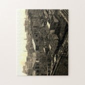 Antikes China Kanton Stadt Puzzle (Vertikal)