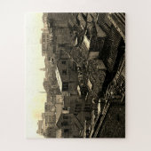 Antikes China Kanton Stadt Puzzle (Vertikal)