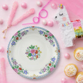 Antikes China-Muster Handbemalter Pappteller (Party)