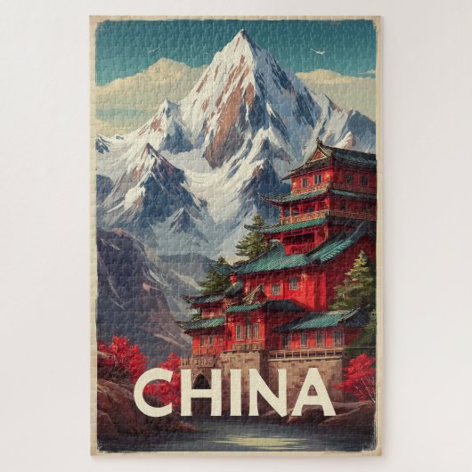 Antikes China-Puzzle Puzzle (Vertikal)