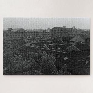Antikes China Shanghai Stadt Puzzle