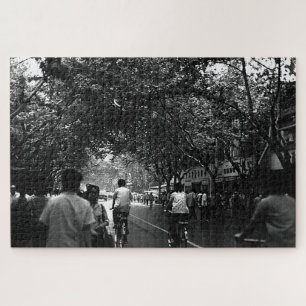 Antikes China Shanghai Straße Puzzle