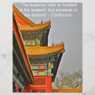 Antikes chinesisches Architektur-Geschenk mit Zita