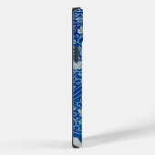 Antikes chinesisches Blumenkobaltmuster Name Case-Mate iPhone Hülle (Rückseite / Rechts)